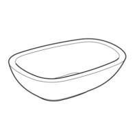 Раковина 56х40 см Geberit Citterio 500.542.01.1