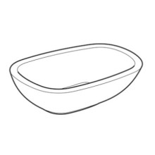 Раковина 56х40 см Geberit Citterio 500.542.01.1