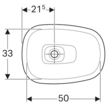 Раковина 56х40 см Geberit Citterio 500.542.01.1