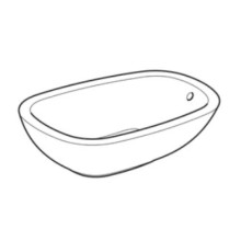 Раковина 56х40 см Geberit Citterio 500.543.01.1