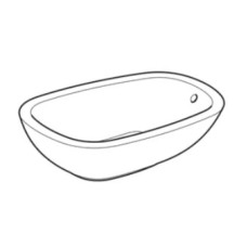 Раковина 56х40 см Geberit Citterio 500.543.01.1