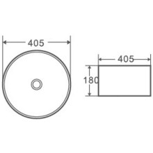 Раковина-чаша 40,5х40,5 см Grossman GR-3025BM