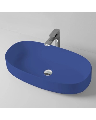 Раковина 68x35 см Artceram Cognac COL005 16 00 blue sapphire