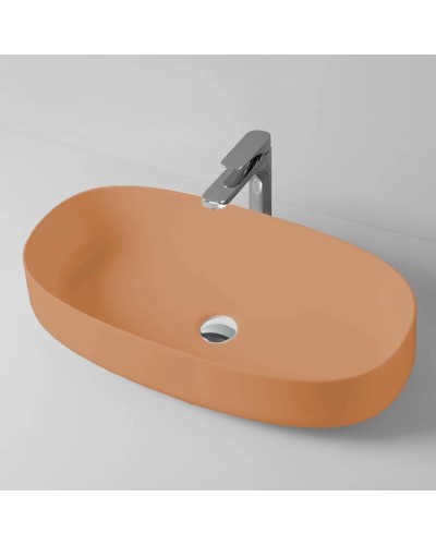 Раковина 68x35 см Artceram Cognac COL005 13 00 orange cameo