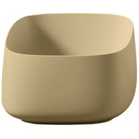 Раковина 43x43 см Artceram Cognac COL006 12 00 giallo zinco