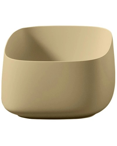 Раковина 43x43 см Artceram Cognac COL006 12 00 giallo zinco