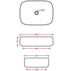 Раковина 56x41 см Artceram Cognac COL009 39 00 cocoa
