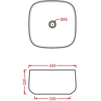 Раковина 43x43 см Artceram Cognac COL006 36 00 notte