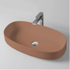 Раковина 68x35 см Artceram Cognac COL005 40 00 tortora