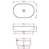 Раковина 60x40 см Artceram Atelier ATL002 41 00 matera