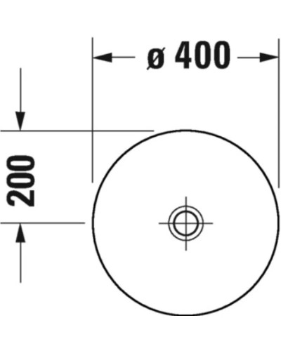 Раковина 40х40 см Duravit D-Neo 2371400070