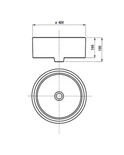 Раковина 40х40 см Акватон Mila 732700C000