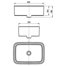 Раковина 50х35 см Акватон Mila 732700B000