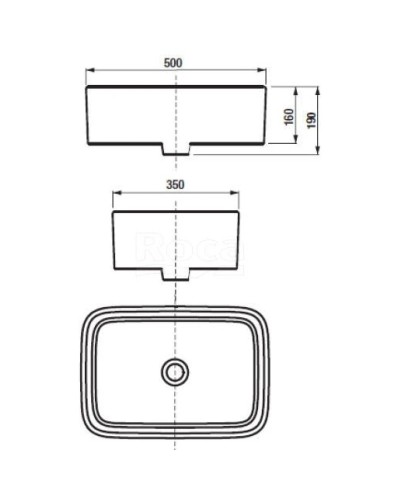Раковина 50х35 см Акватон Mila 732700B000
