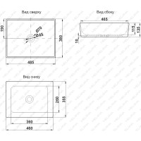 Раковина 48,5х38 см Jorno MLN-7050H