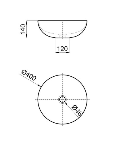 Раковина 40х40 см Noken Slender Deep Concrete N359323138