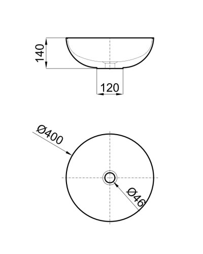 Раковина 40х40 см Noken Slender N364850020