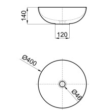 Раковина 40х40 см Noken Slender N359323136