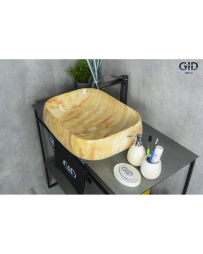 Раковина 56х42 см GID Stone Edition Mnc185