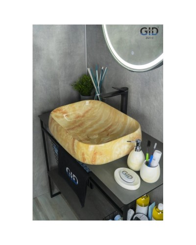 Раковина 56х42 см GID Stone Edition Mnc185