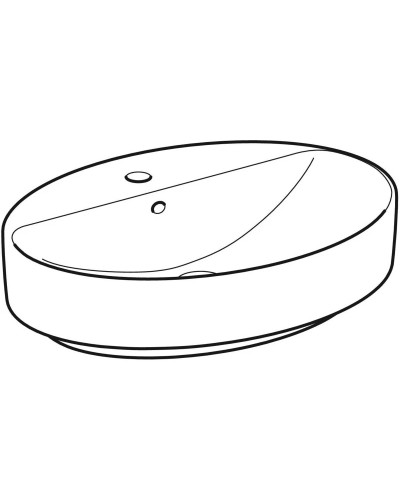 Раковина 60х45 см Geberit VariForm 500.772.01.2