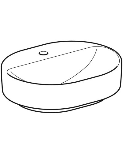 Раковина 50х40 см Geberit VariForm 500.776.01.2