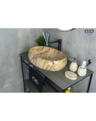 Раковина 59х40 см GID Stone Edition Mnc161