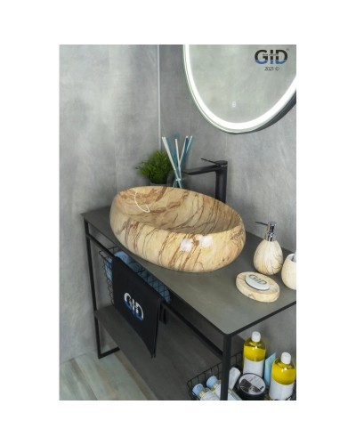 Раковина 59х40 см GID Stone Edition Mnc161