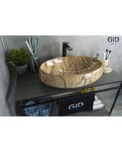 Раковина 59х40 см GID Stone Edition Mnc161