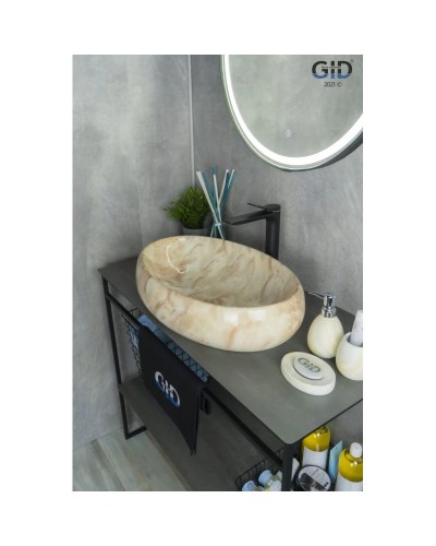 Раковина 59х40 см GID Stone Edition Mnc162