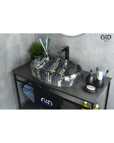 Раковина 59х40 см GID Stone Edition Mnc163