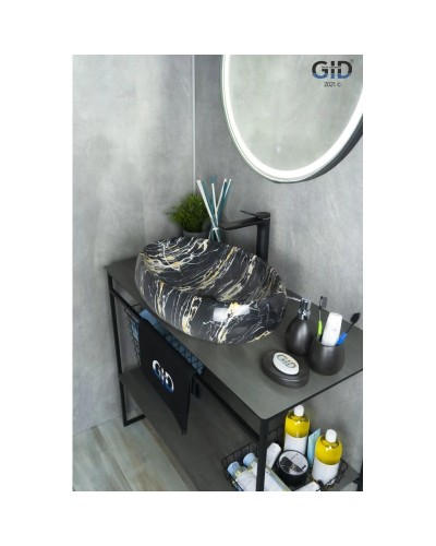 Раковина 59х40 см GID Stone Edition Mnc163
