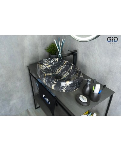 Раковина 59х40 см GID Stone Edition Mnc163
