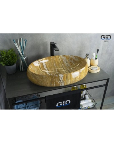 Раковина 59х40 см GID Stone Edition Mnc164