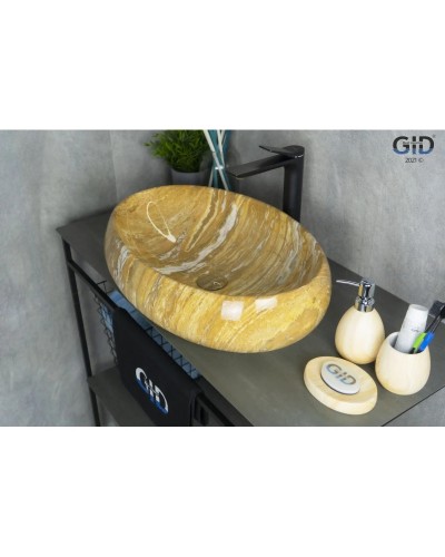 Раковина 59х40 см GID Stone Edition Mnc164