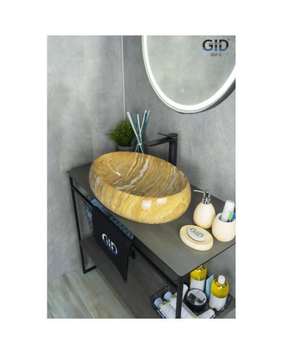 Раковина 59х40 см GID Stone Edition Mnc164