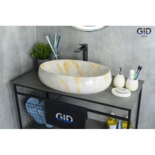 Раковина 59х40 см GID Stone Edition Mnc166