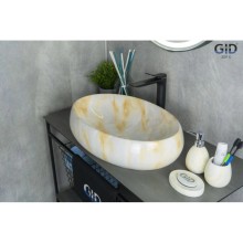 Раковина 59х40 см GID Stone Edition Mnc166