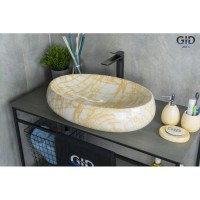 Раковина 59х40 см GID Stone Edition Mnc167