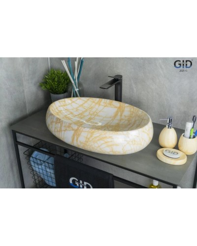 Раковина 59х40 см GID Stone Edition Mnc167