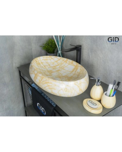 Раковина 59х40 см GID Stone Edition Mnc167