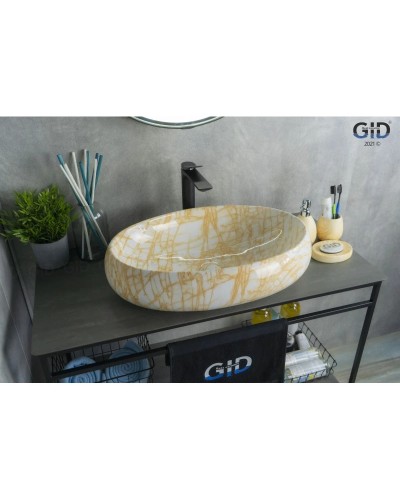 Раковина 59х40 см GID Stone Edition Mnc167