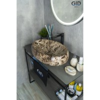 Раковина 59х40 см GID Stone Edition Mnc168