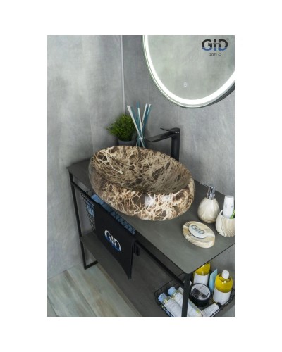 Раковина 59х40 см GID Stone Edition Mnc168