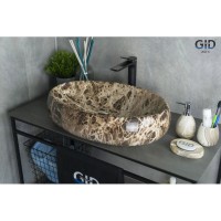 Раковина 59х40 см GID Stone Edition Mnc168