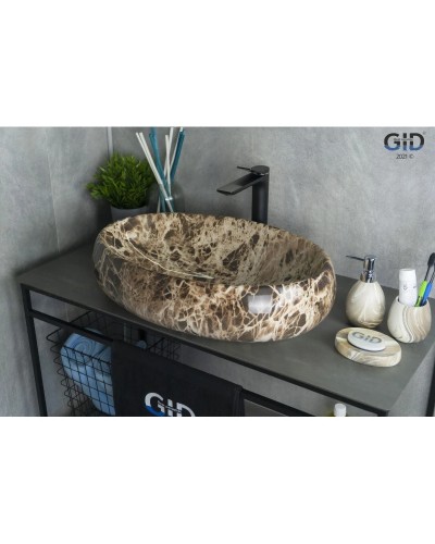 Раковина 59х40 см GID Stone Edition Mnc168