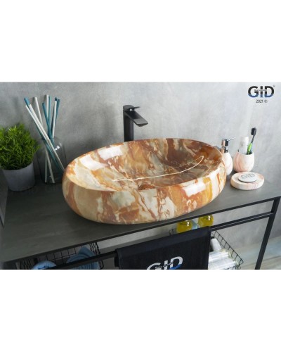 Раковина 59х40 см GID Stone Edition Mnc169