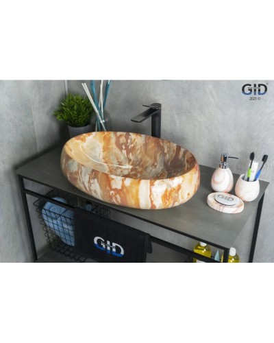 Раковина 59х40 см GID Stone Edition Mnc169