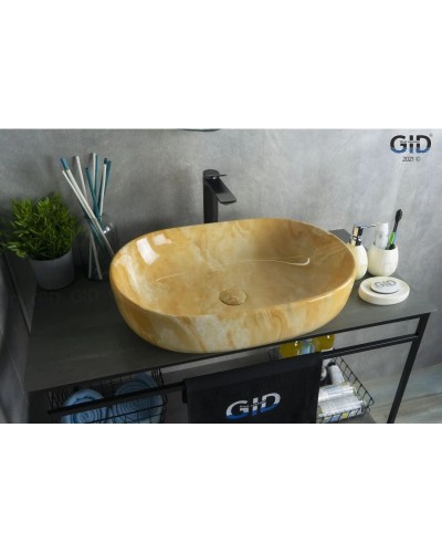 Раковина 60х40 см GID Stone Edition Mnc171