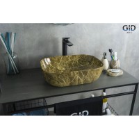 Раковина 45,5х32 см GID Stone Edition Mnc178